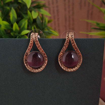 Azure Teardrop Studs - Kaanke
