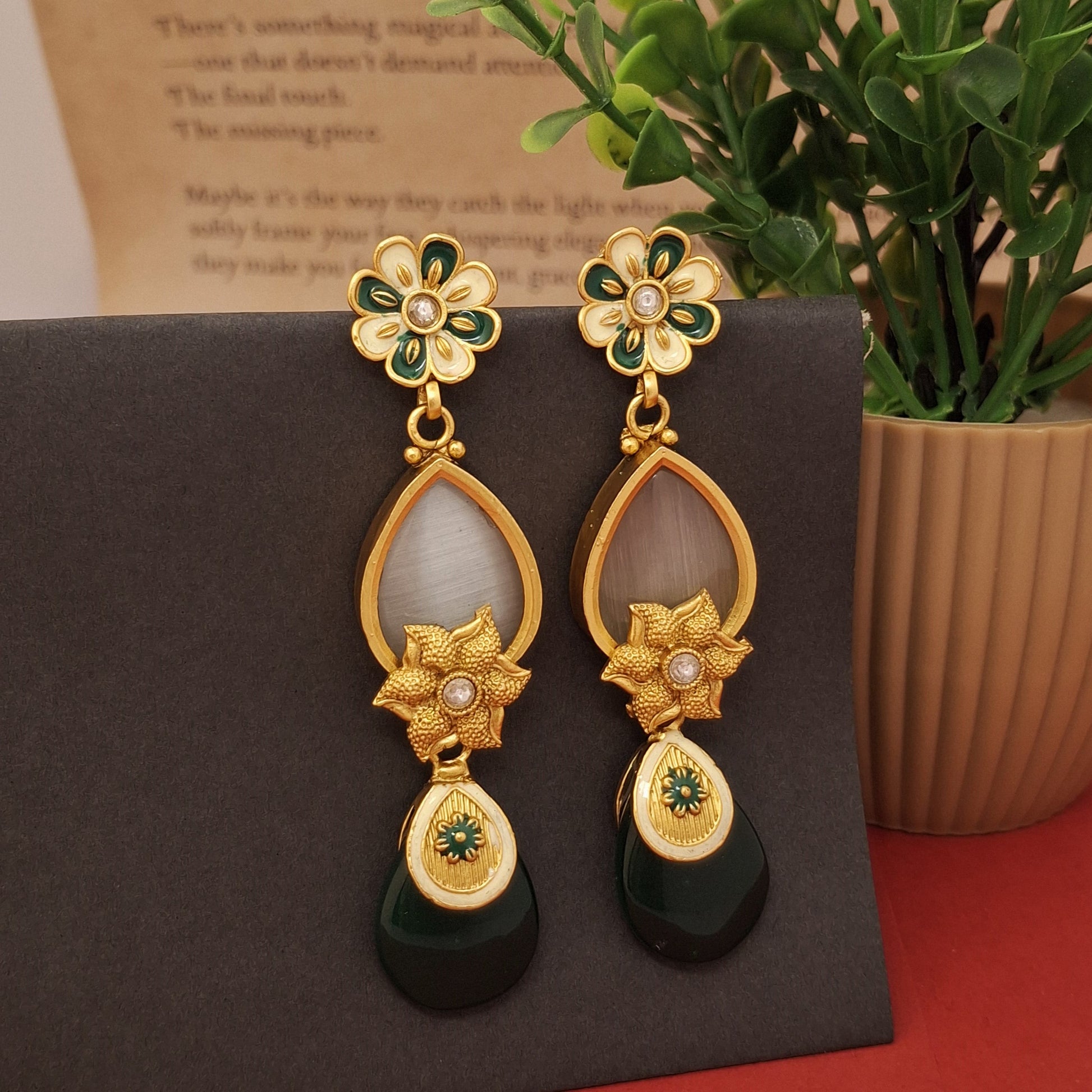 Blossom Drop Earrings - Kaanke