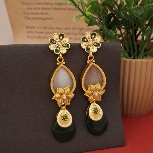 Blossom Drop Earrings - Kaanke