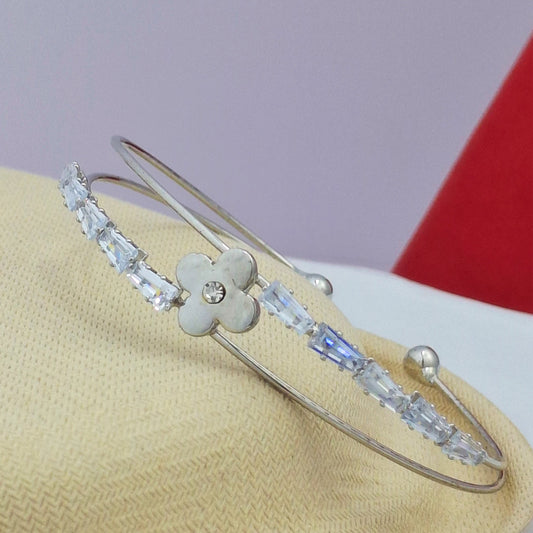 Floral Sparkle Open Kada - Kaanke