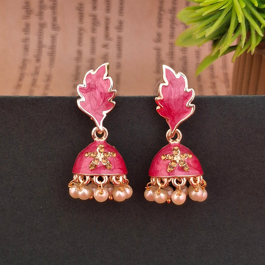 Leafy Grace Jhumkas - Kaanke