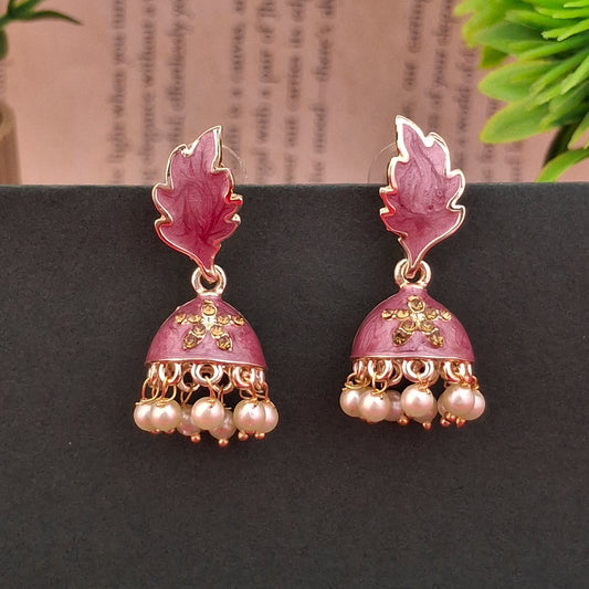 Leafy Grace Jhumkas - Kaanke