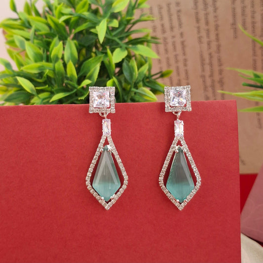 Luxe Geometric Drop Earrings - Kaanke