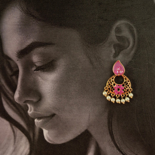 Mehfil Jhumka Earrings - Kaanke