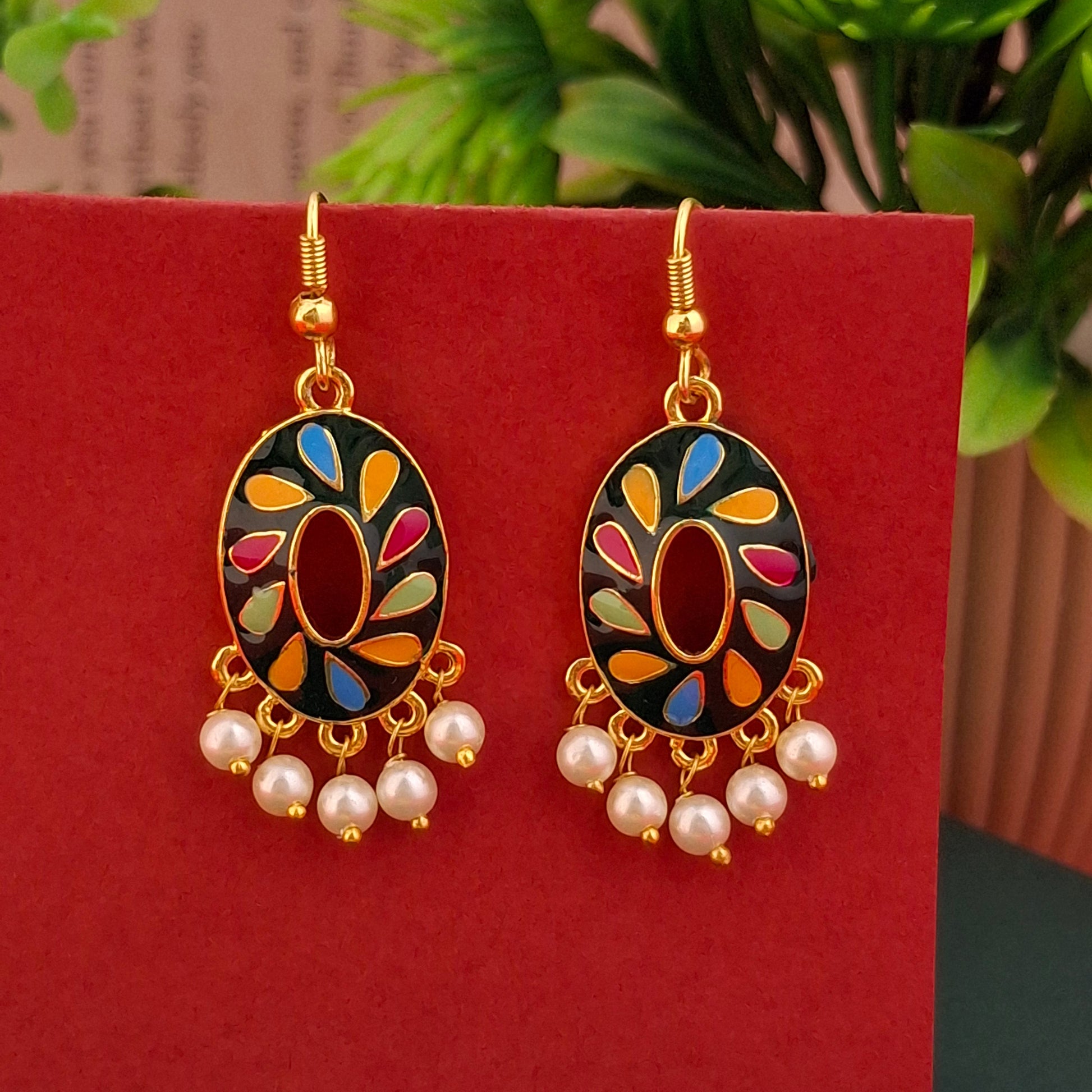 Ornate Elegance Jhumka Earrings - Kaanke
