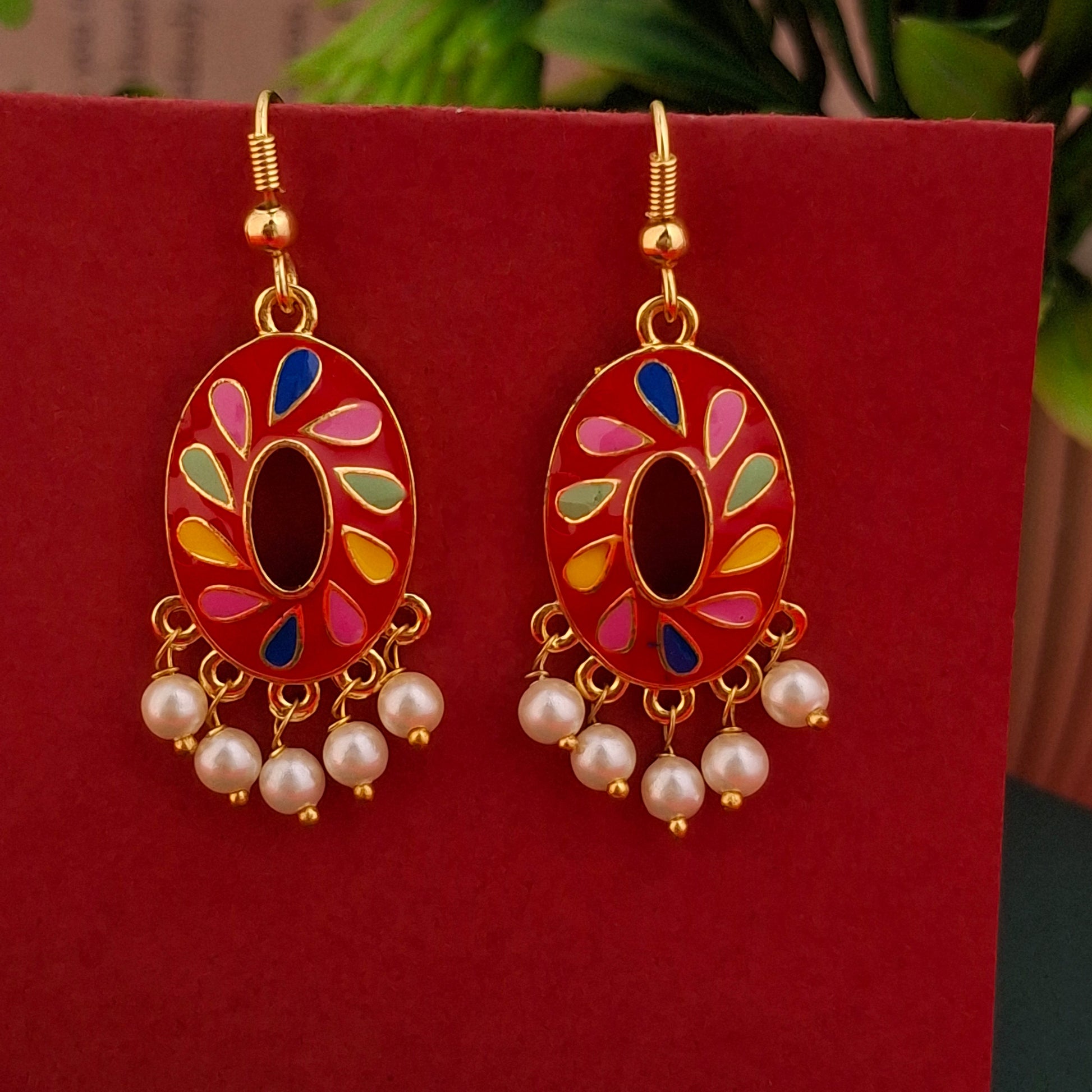 Ornate Elegance Jhumka Earrings - Kaanke