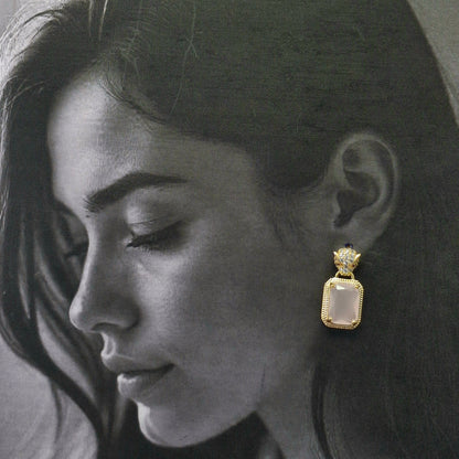 Panther Head Drop Earrings - Kaanke