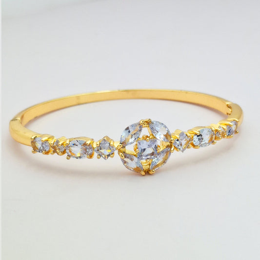 Radiant Gold Crystal Kada - Kaanke