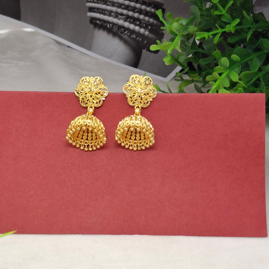 Gold Coated Jhumkas
