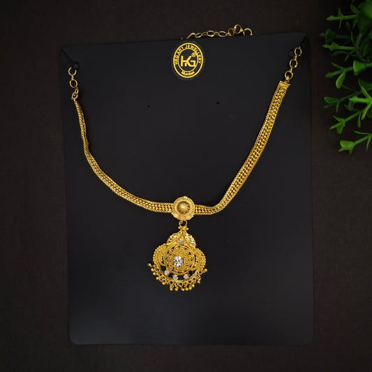 Naan Tad Gold Short Necklace