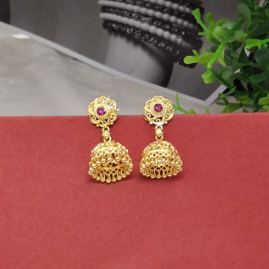 Gold Coated Jhumkas
