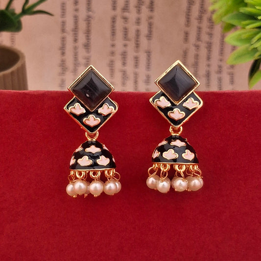Sunset Bloom Jhumkas - Kaanke